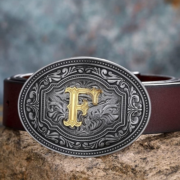 Letter F belt buckle - Picture 1 of 2